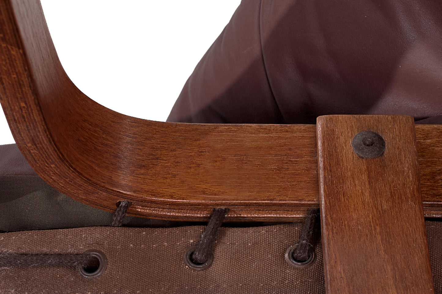 Vintage Dark Brown Leather Plywood Siesta Chair & Ottoman Ingmar Relling Westnofa Denmark 1970s Scandinavian Mid Century Modern Icon