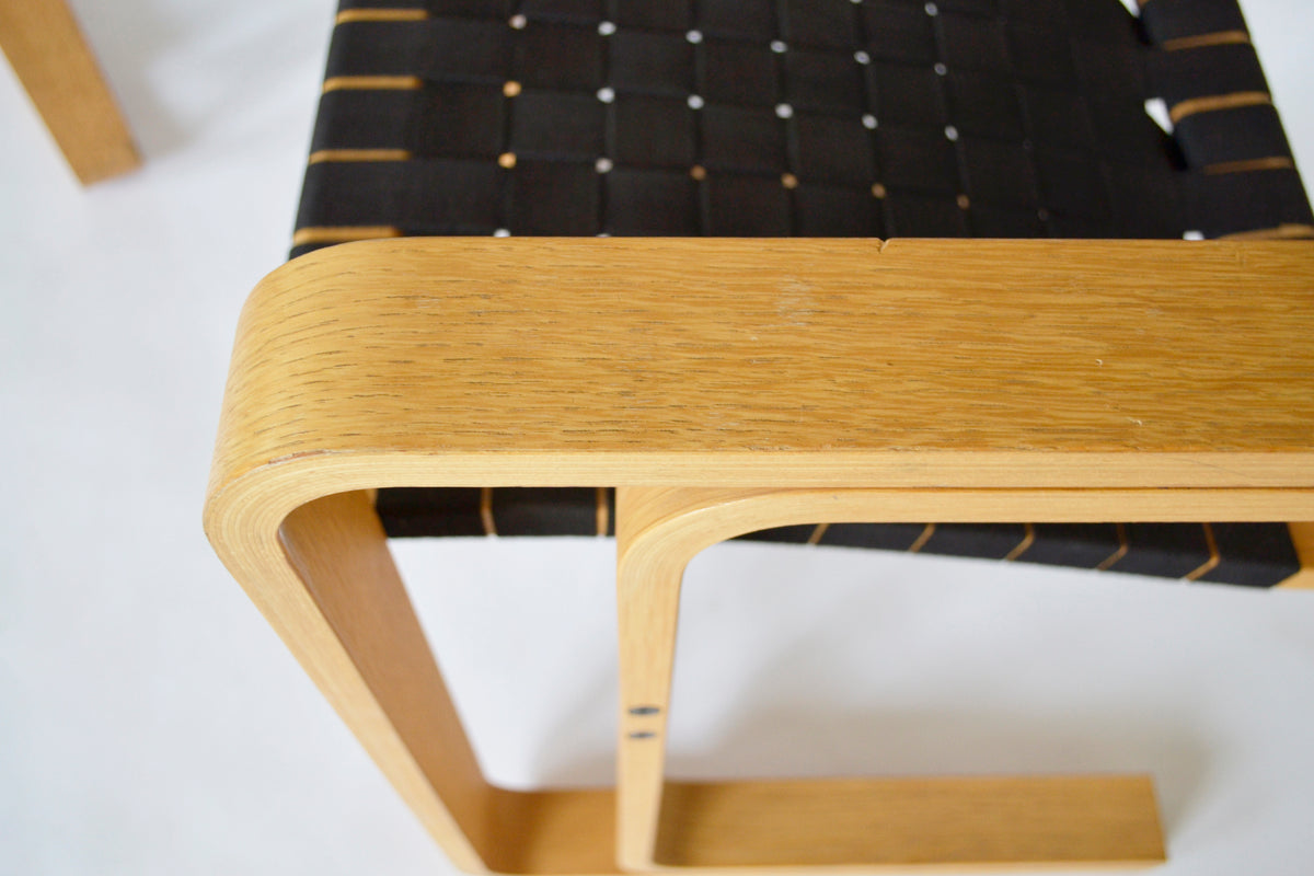 Model 5531 Armchair in Textile Webbing & Beech Plywood by Rud Thygesen & Johnny Sørensen for Magnus Olesen, 1970s