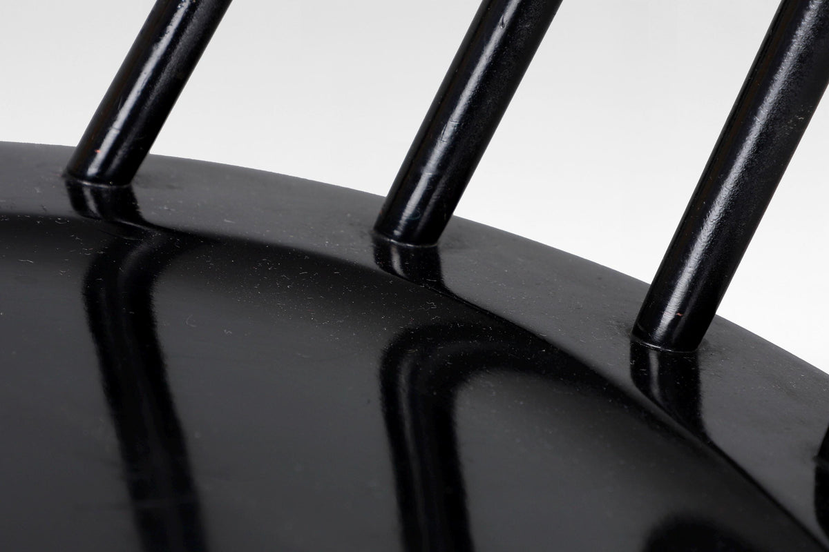Mademoiselle Rocking Chair in Black Stained Birch by Ilmari Tapiovaara for Asko, 1956