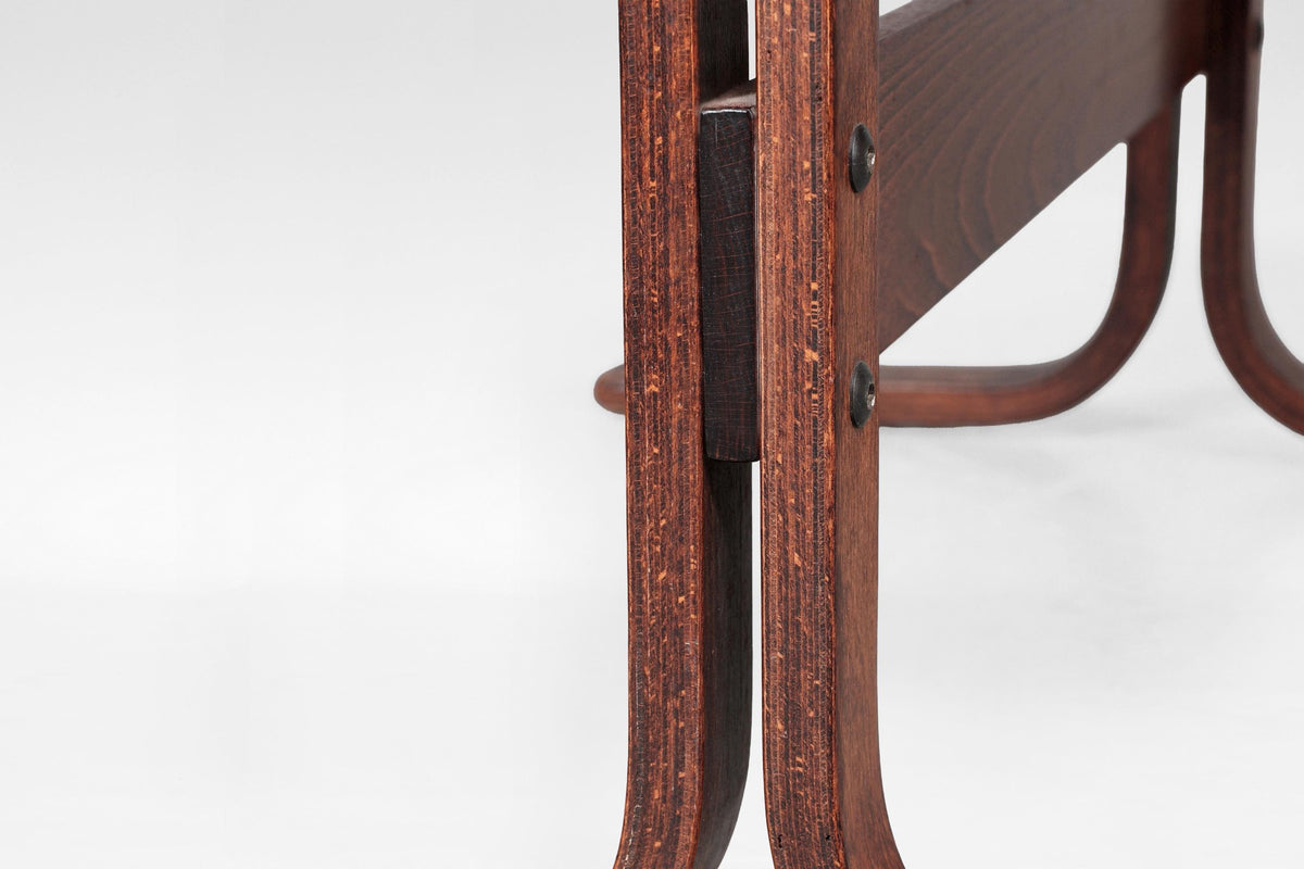 Siesta Lounge Chair & Ottoman in Cognac Leather & Plywood by Ingmar Relling for Westnofa, 1970s