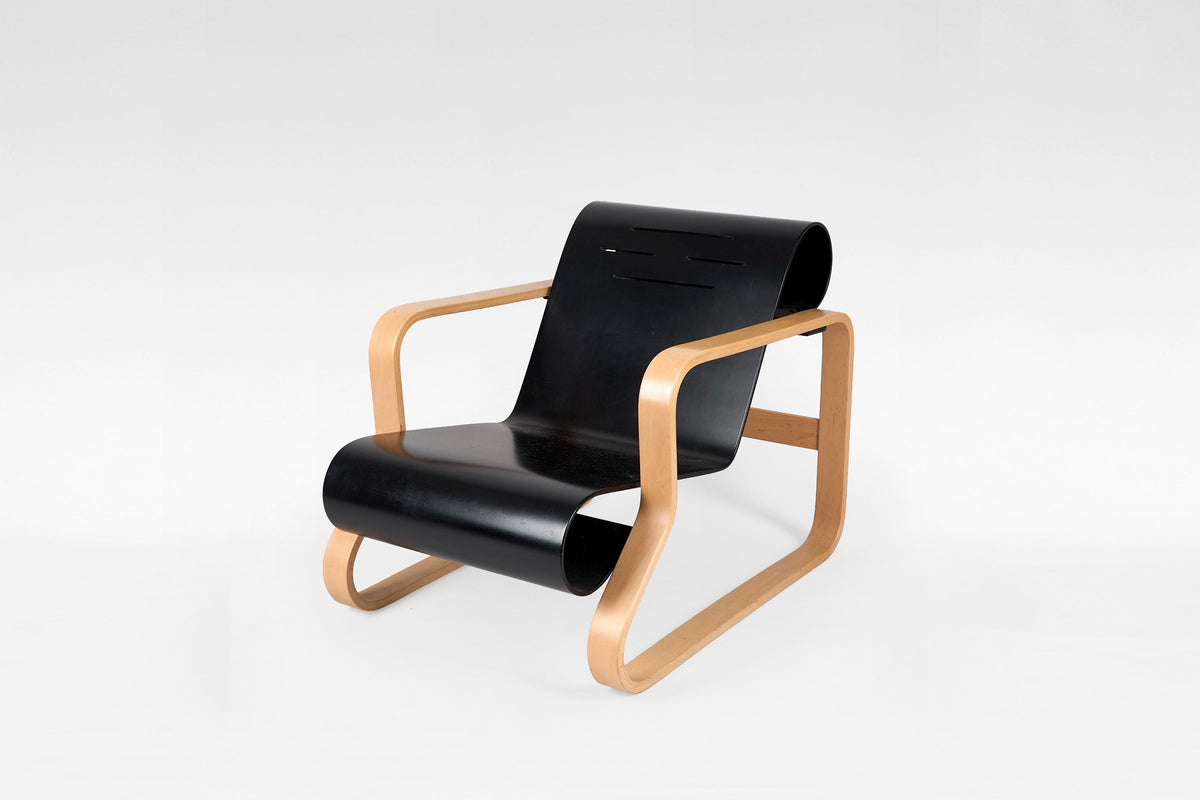 Model 41 Paimio Lounge Chair in Bent Birch Plywood by Alvar Aalto for Artek, 1930s