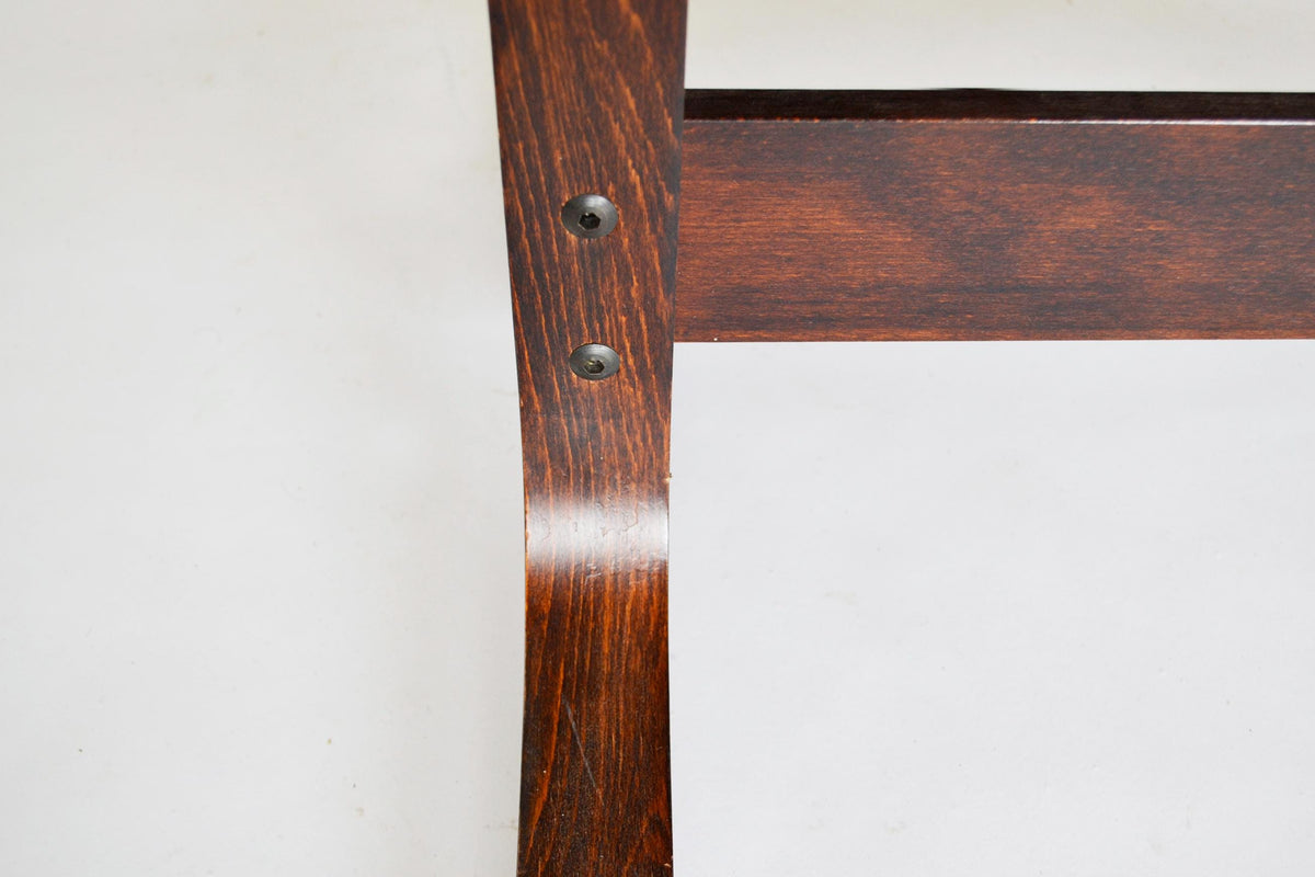Siesta Lounge Chair in Black Leather & Bent Plywood by Ingmar Relling for Westnofa, 1970s
