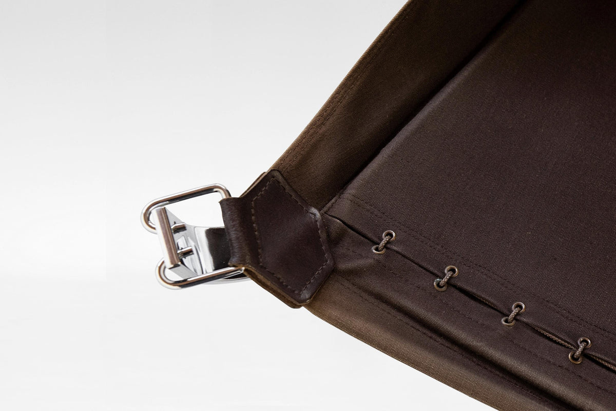 High-Back Falcon Lounge Chair in Brown Leather & Chrome by Sigurd Ressell for Vatne Møbler, 1970s