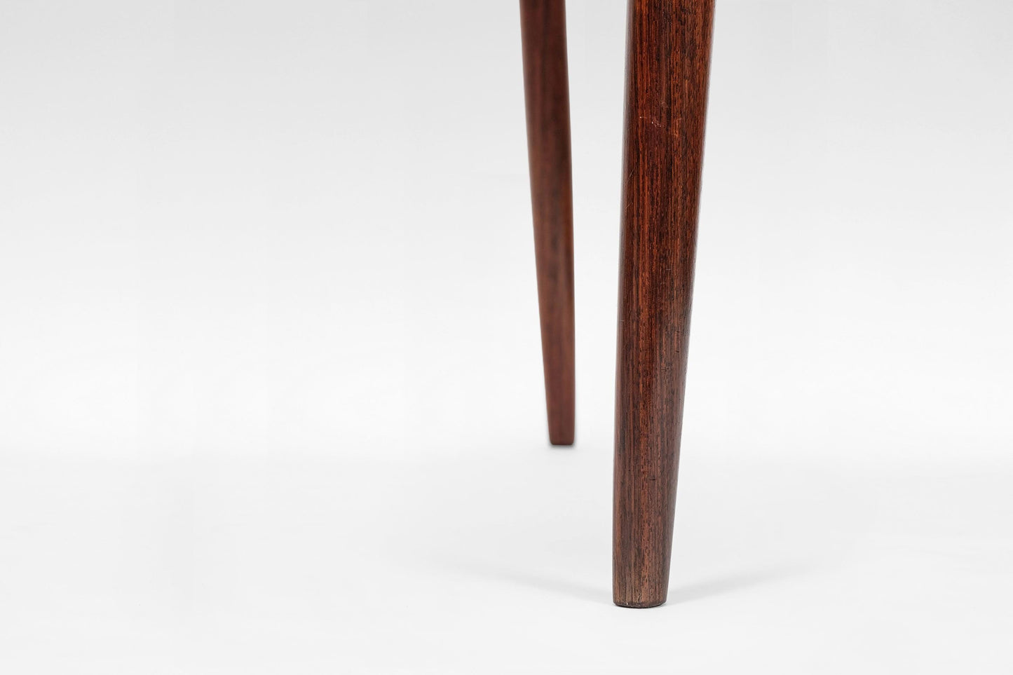 Vintage Rosewood Leather Niels Otto Møller Model 78 Dining Chairs J.L. Møller Mobelfabrik Denmark 1950s Set of 4  Mid Century Modern Design